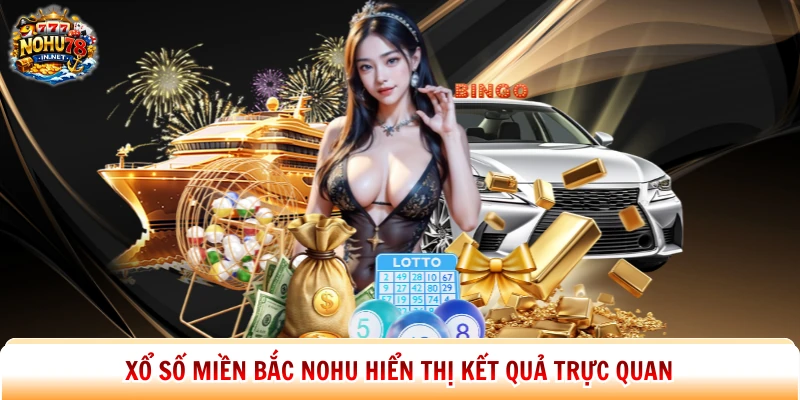 Xổ số miền Bắc Nohu hiển thị kết quả trực quan